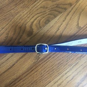 Narrow blue J.crew belt - XS